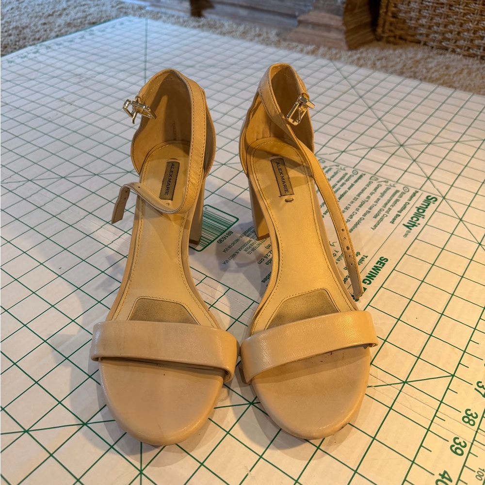 Alex Marie beige heels